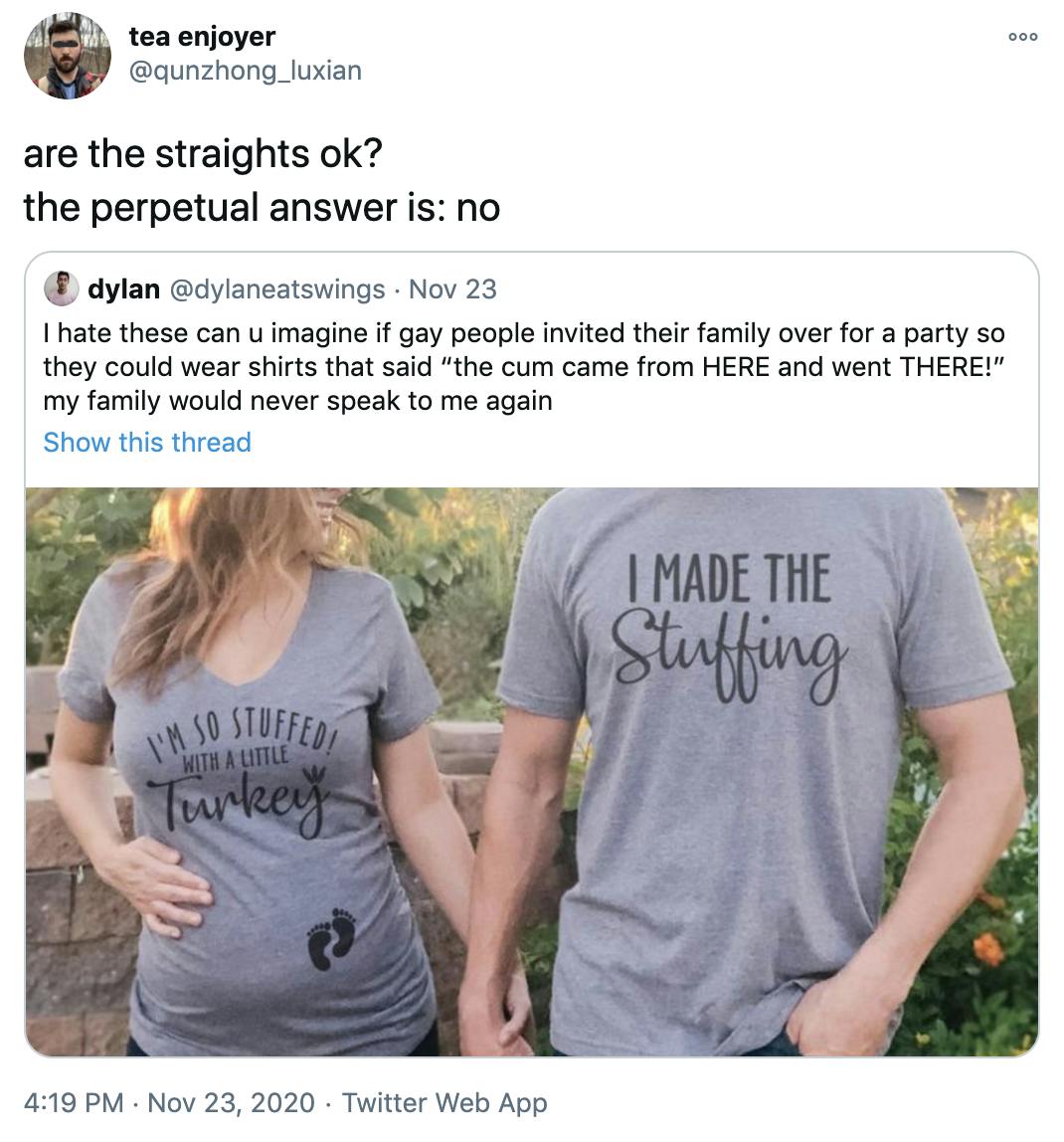 are the straights ok? the perpetual answer is: no