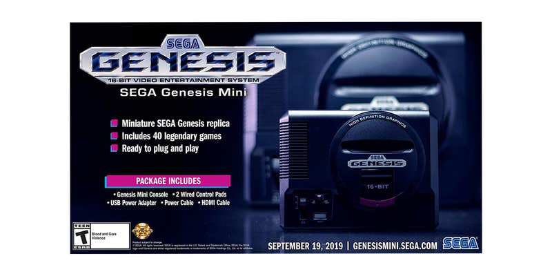 sega genesis mini amazon