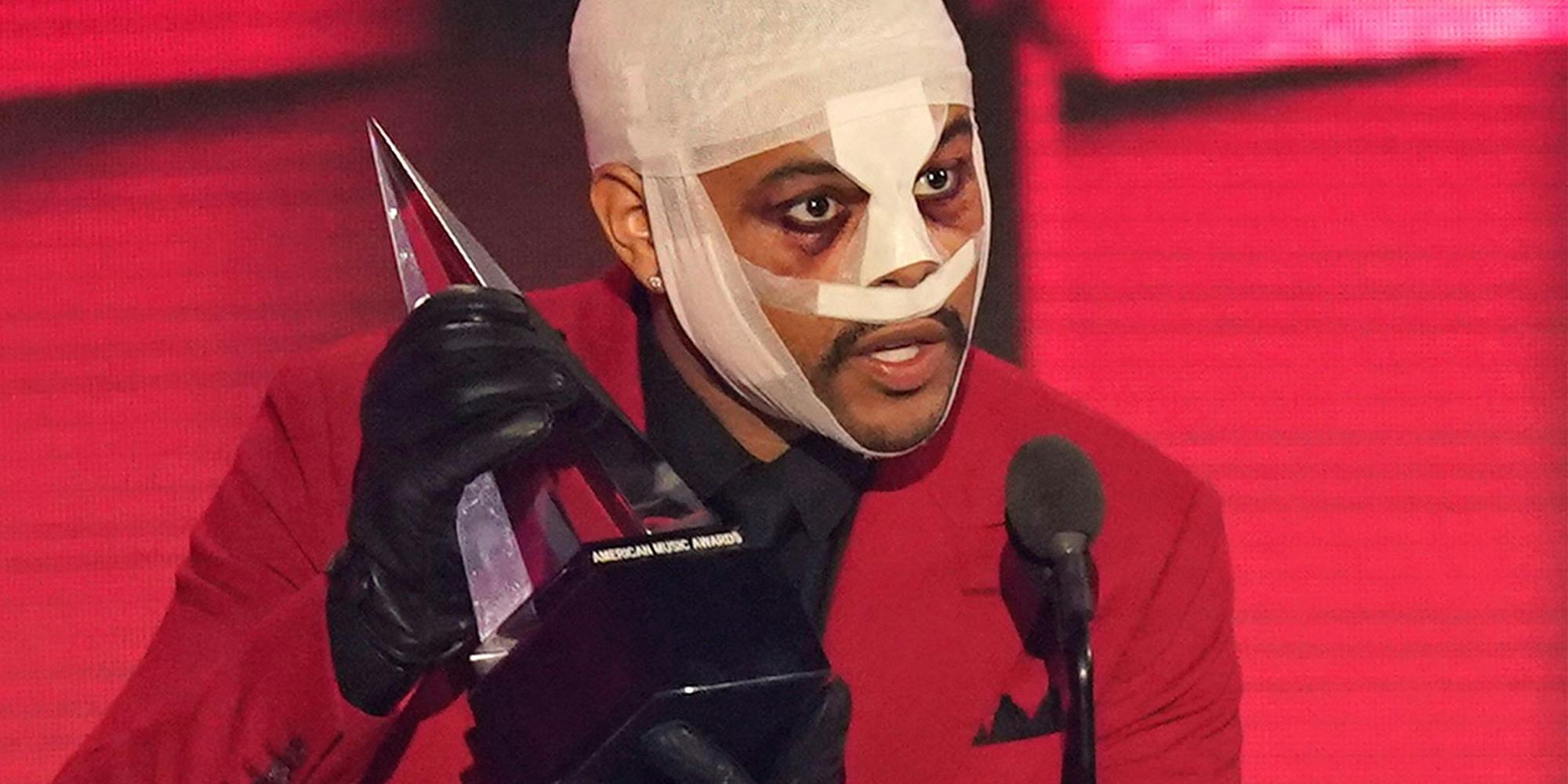 Why The Weeknd Has Bandages, Bloody Face At AMA