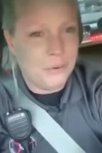 police officer crying about the length of time a mcdonalds order took