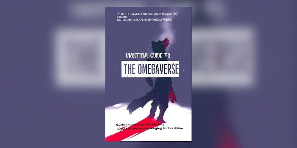 The cover for Velvelyami's guide to the omegaverse on Wattpad.