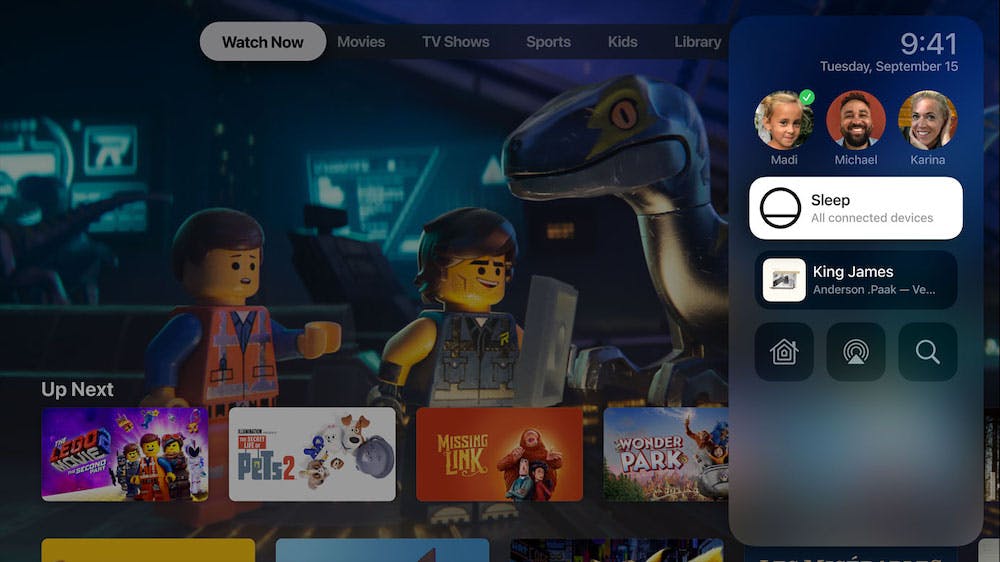 Apple TV shares content from iphone easily