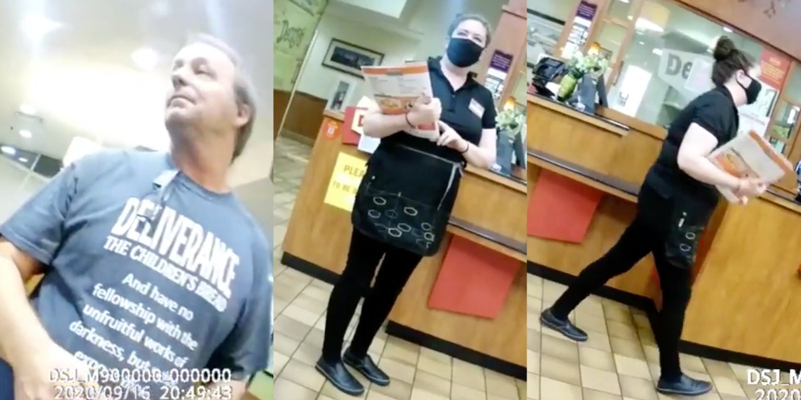 dennys worker quits anti-maskers