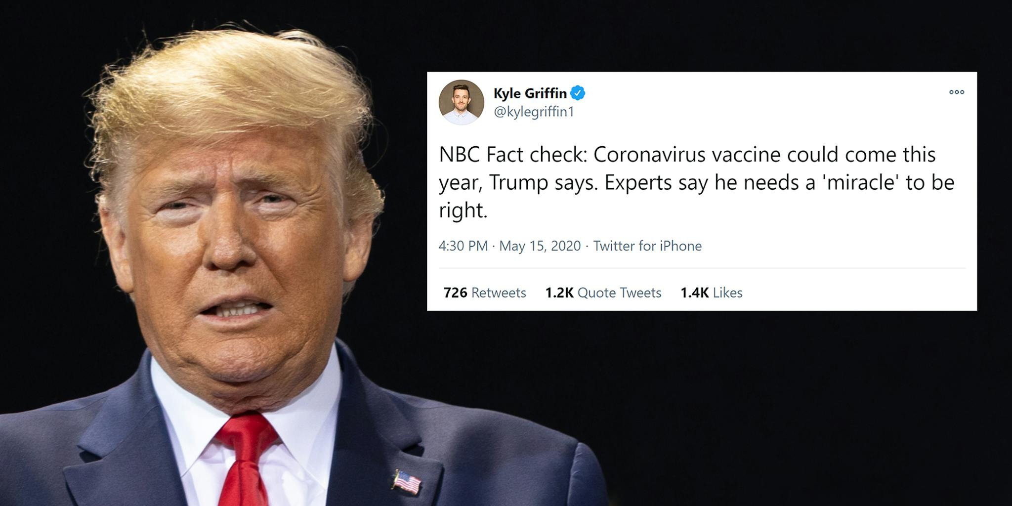 Trump Supporters Calling Out NBC for Vaccine Tweet From May