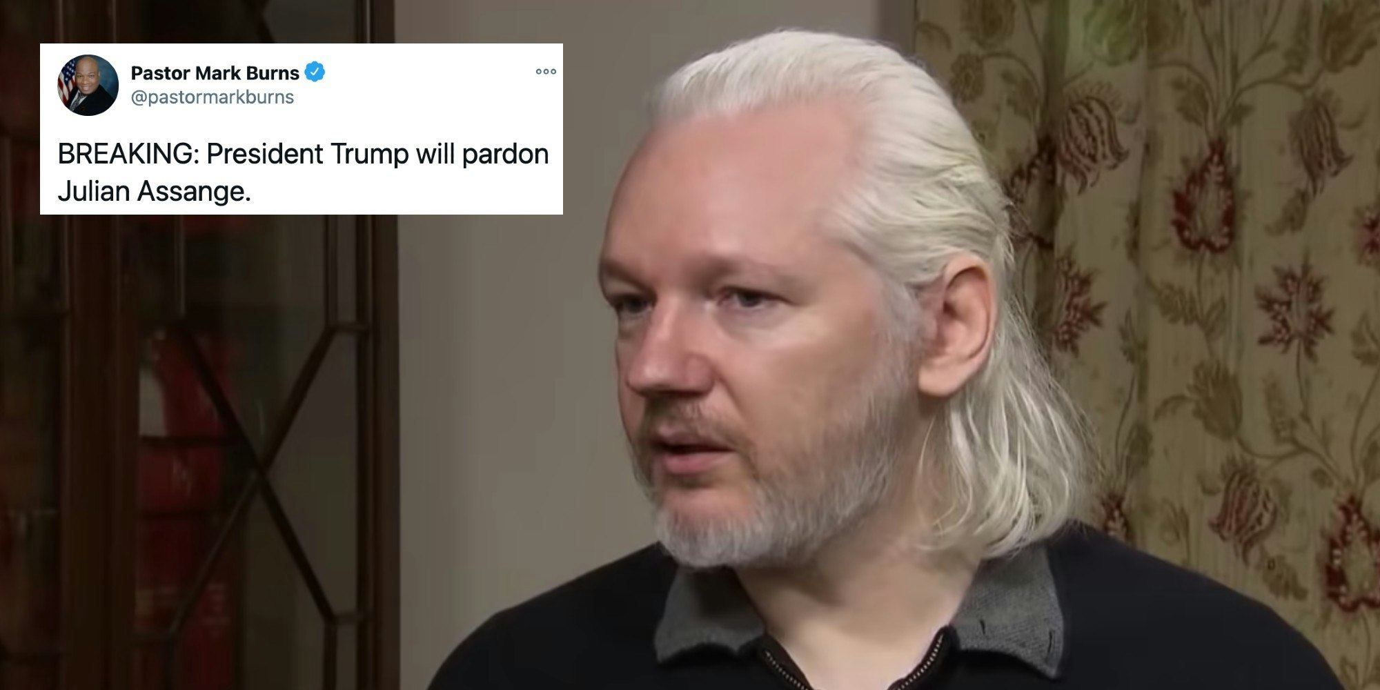 Rumor Claims Trump To Pardon Assange, But Evidence Is Scant