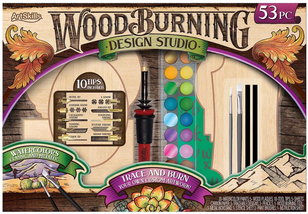wood burning design studio secret santa gift