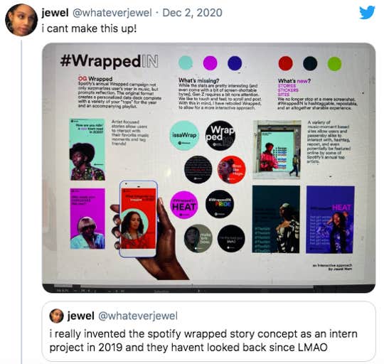 Intern Claims Spotify Took Her Idea for Spotify Wrapped 'Story' Concept