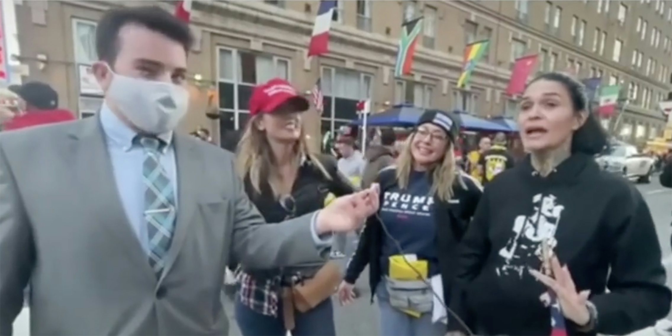 trump supporter says get grabbed by the pussy