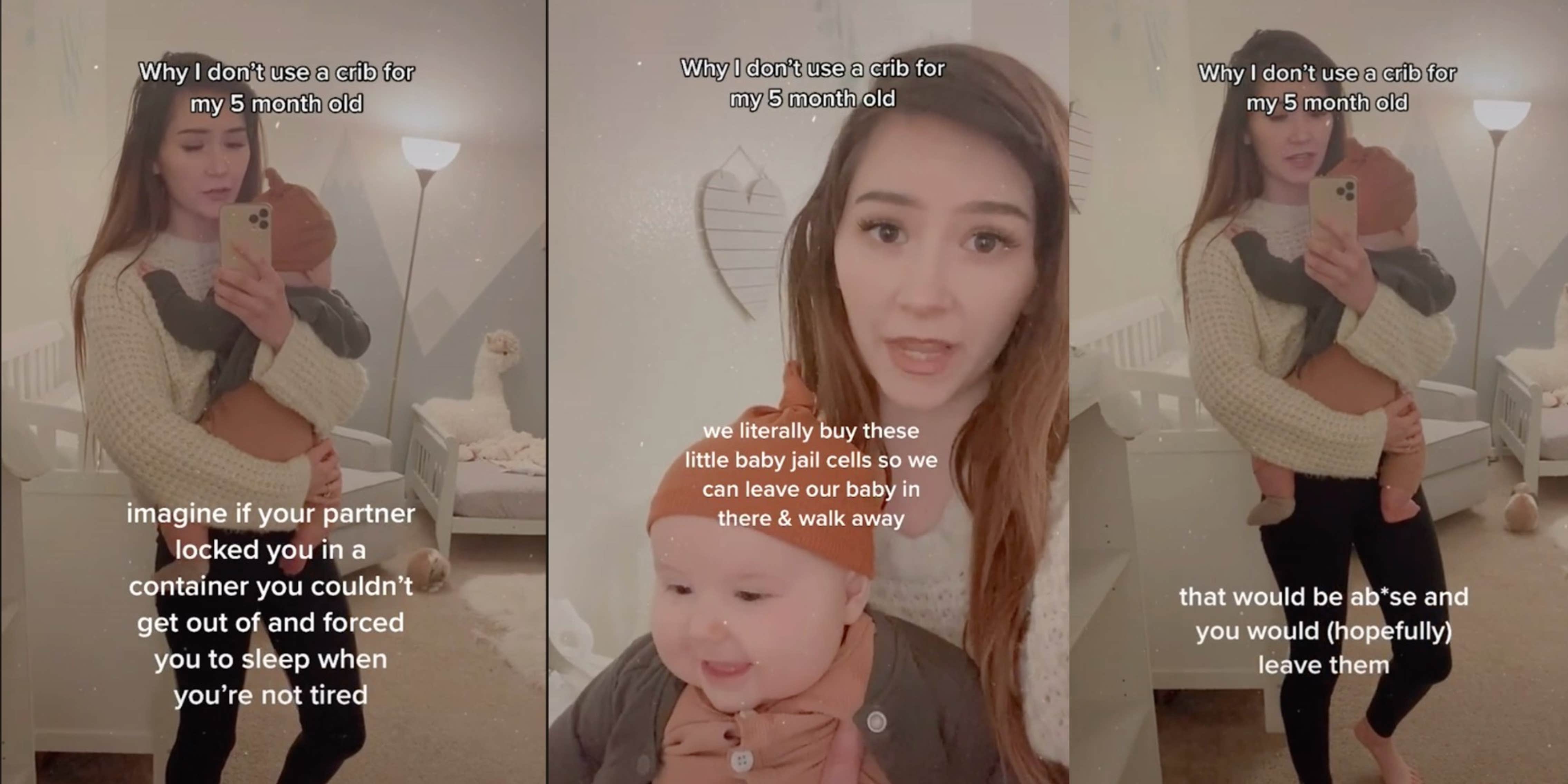 TikTok Mom Faces Backlash for Equating Baby Cribs to ‘Abuse’