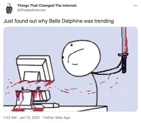 Belle delphine rape