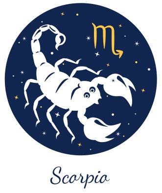 Scorpio represented by The Scorpion.