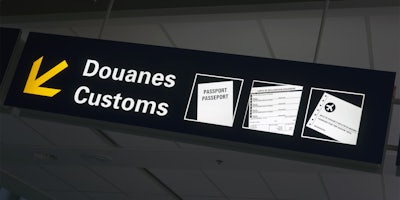 Duones/Customs sign