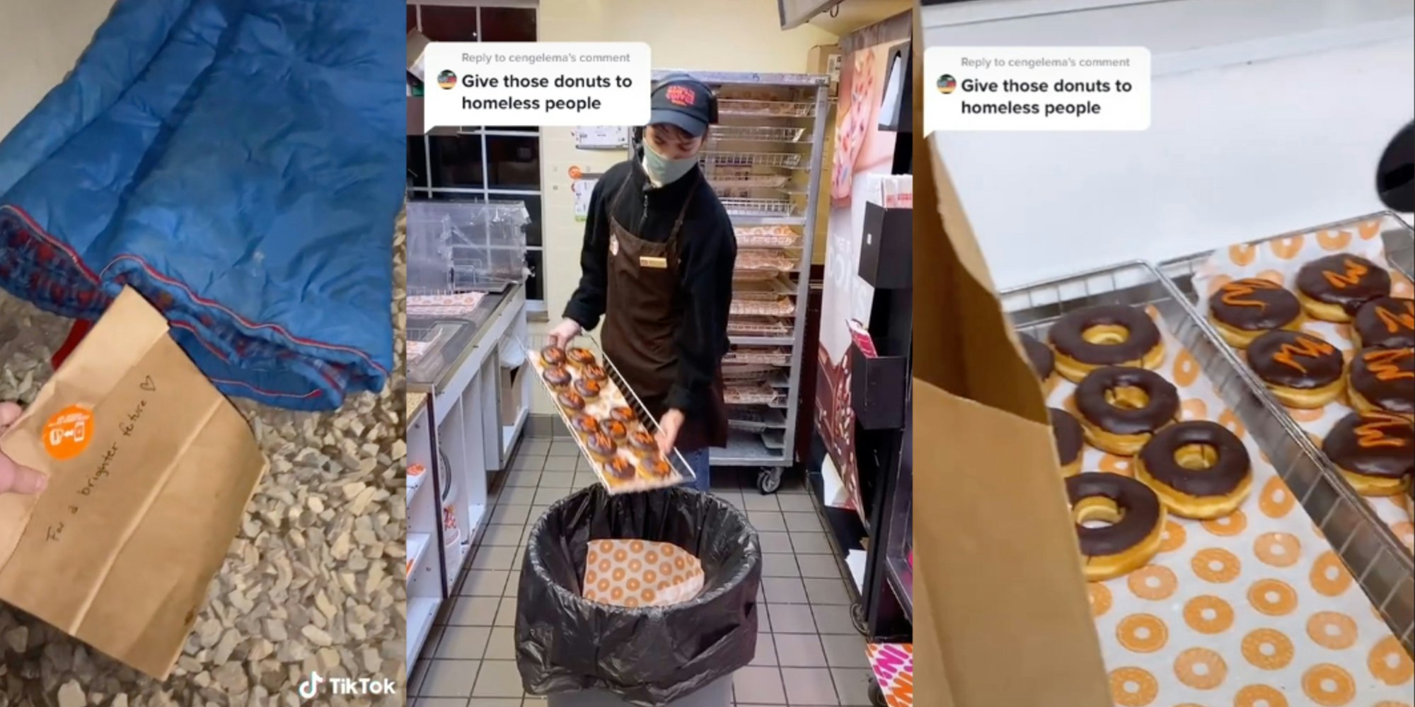 dunkin employee who exposed food waste fired