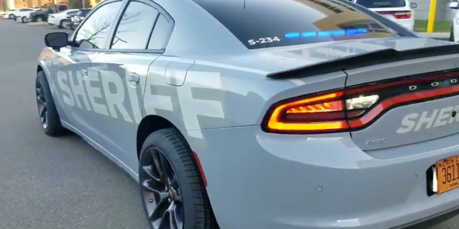 Durham Sheriff's Department so-called ghost car for traffic patrols.