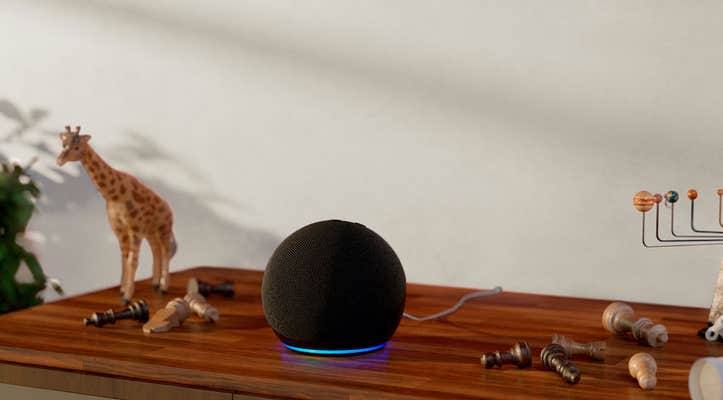 example of how to place Echo Dot at home