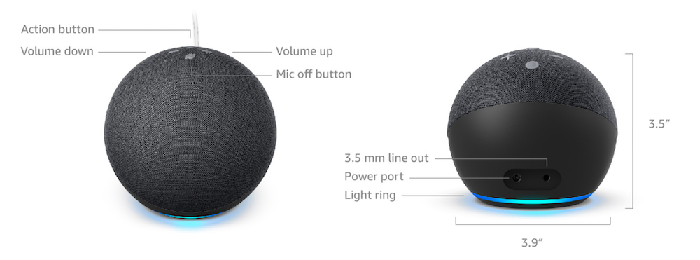 How does echo dot work hot sale with ring