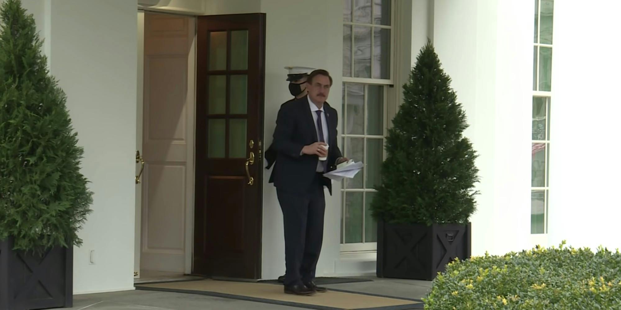 My Pillow CEO Mike Lindell at the White House