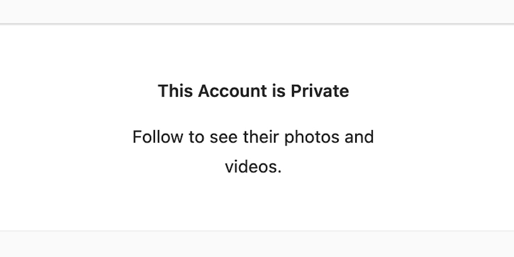 private accounts are often sexy