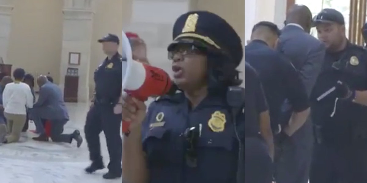Video of Raphael Warnock's arrest resurfaces after Capitol riot