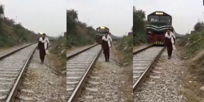 tiktoker killed by train video