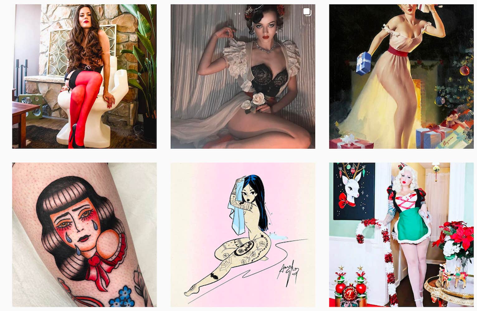 #vintagepinup is a gold mine of adult content