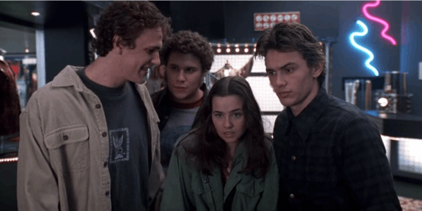 A still from the TV show Freaks and Geeks