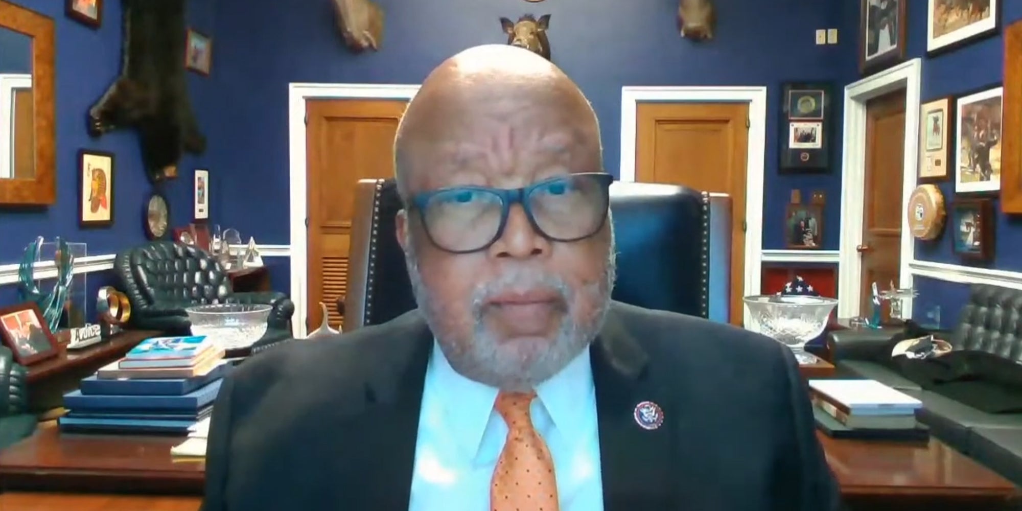 Rep. Bennie Thompson speaks about Section 230 during a Homeland Security Committee meeting.