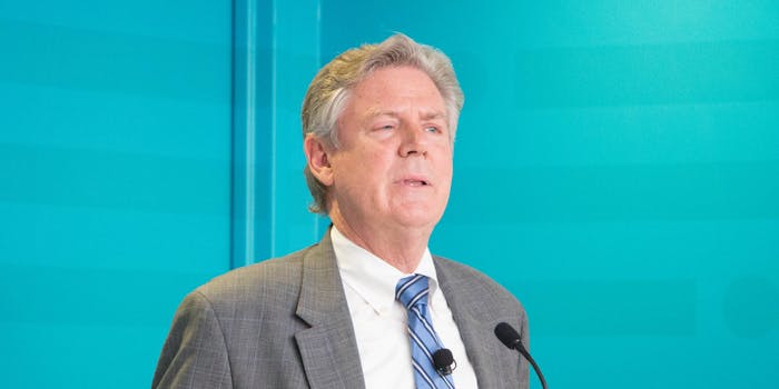Rep. Frank Pallone spoke about net neutrality at an INCOMPAS event on Tuesday.