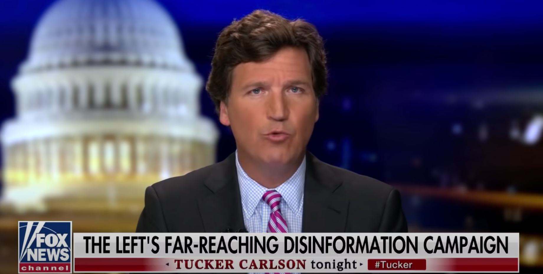 Tucker Carlson talking about QAnon