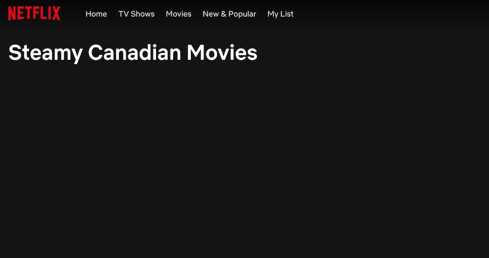 porn on netflix steamy canadian movies