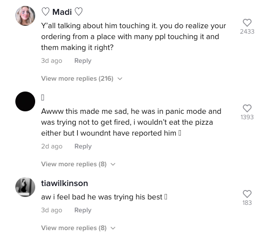 TikTok comments on @prerry29's video