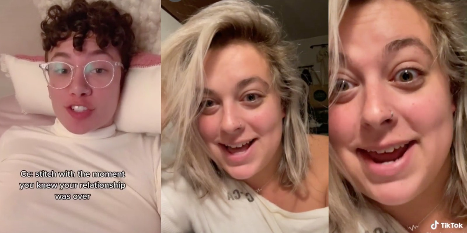 tiktok user brooke_abroad talking about how her boyfriend pretended she was dead so that he could cheat on her