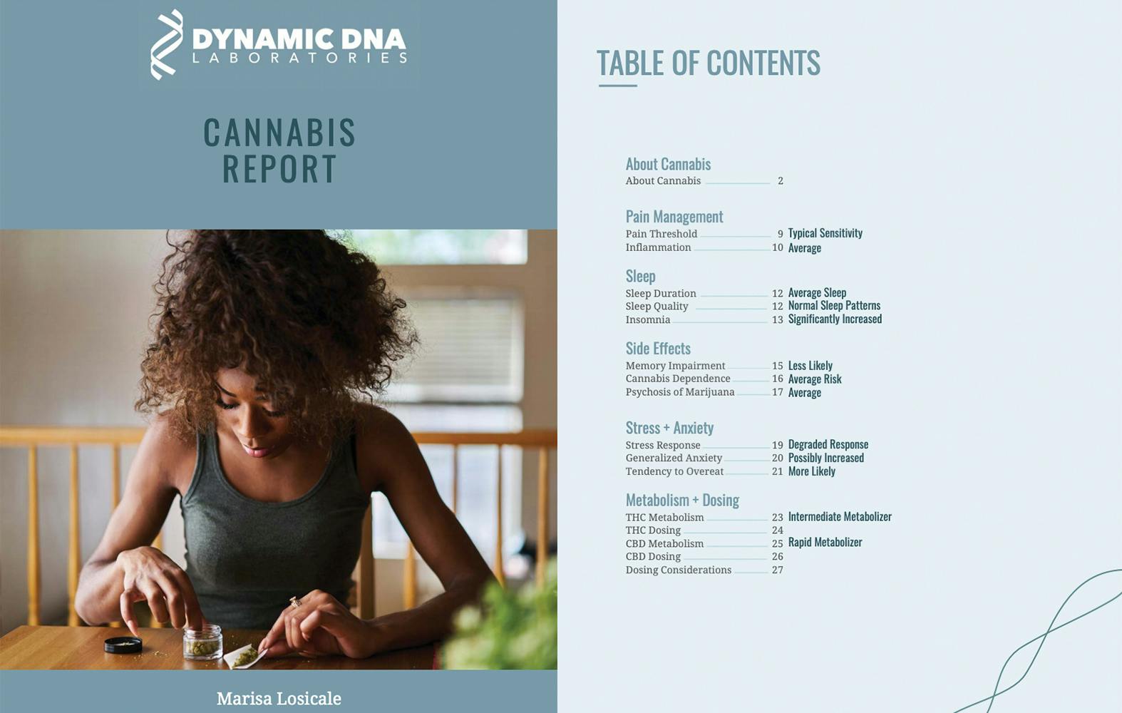 Introduction to Dynamic DNA Laboratories cannabis DNA test results