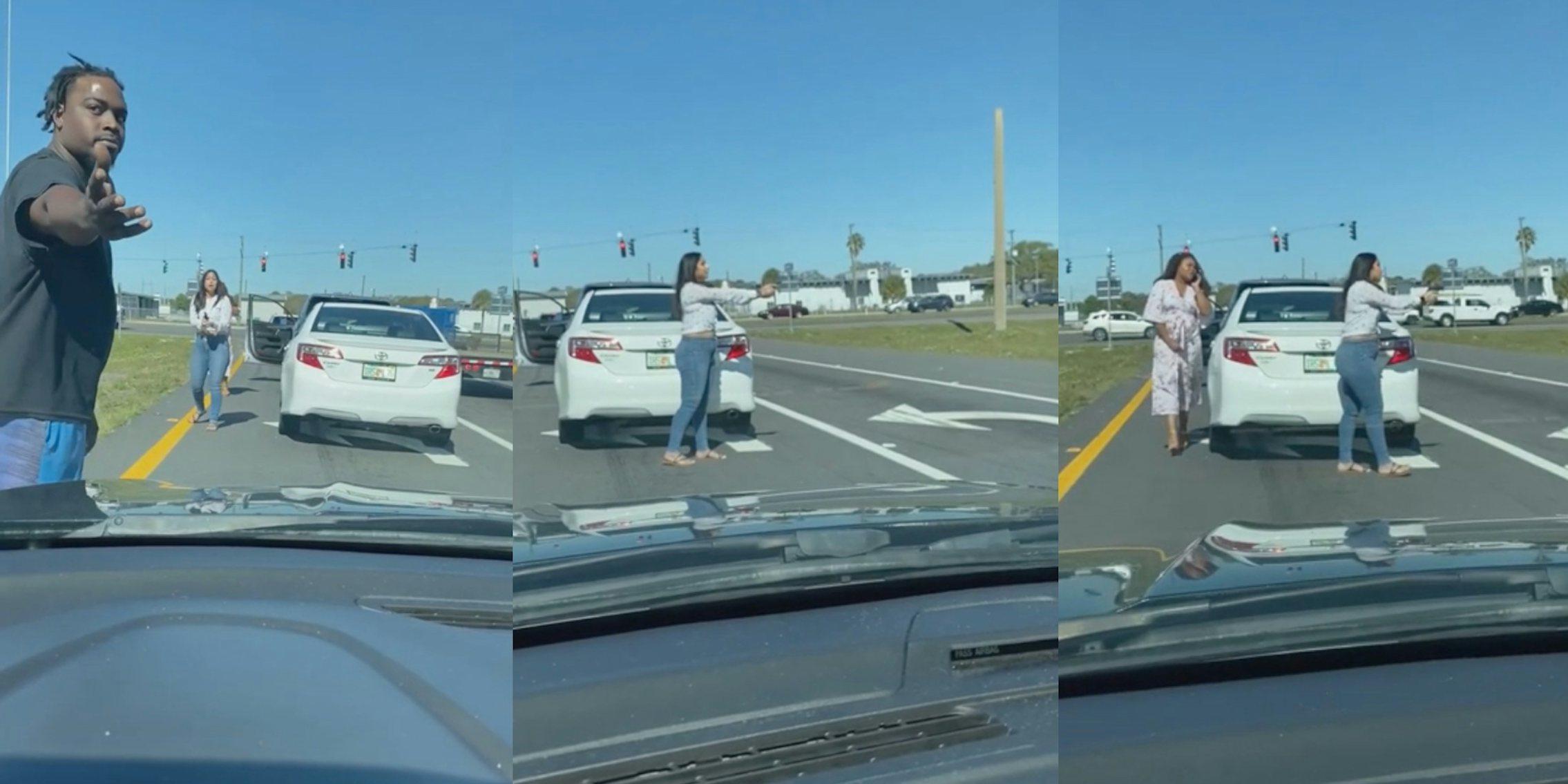 Florida 'Karen' pulls gun on Black man following traffic incident.