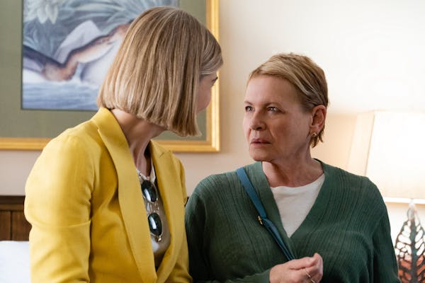 rosamund pike (left) and dianne wiest (right) in i care a lot