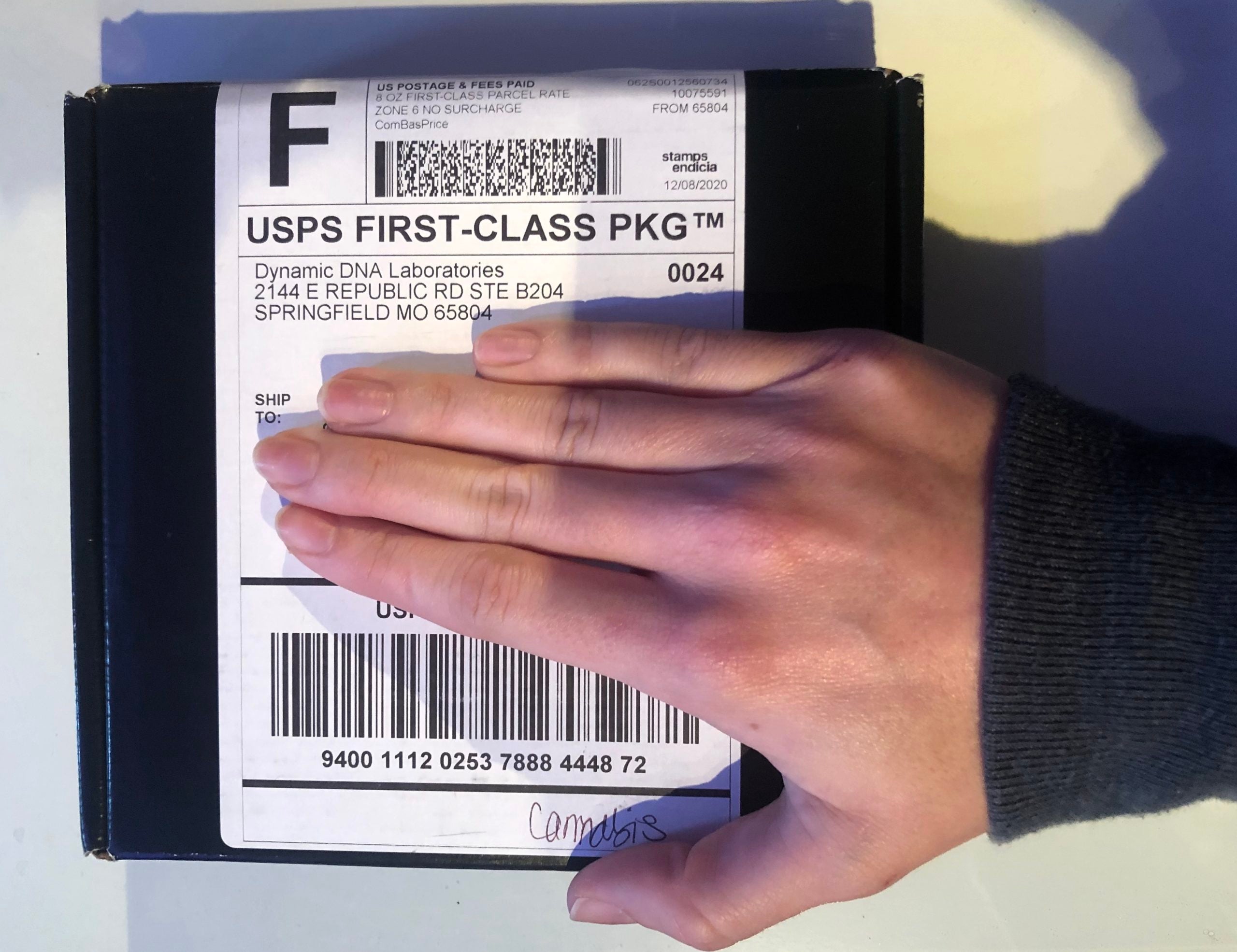 Dynamic DNA Labs' Cannabis DNA Test kit