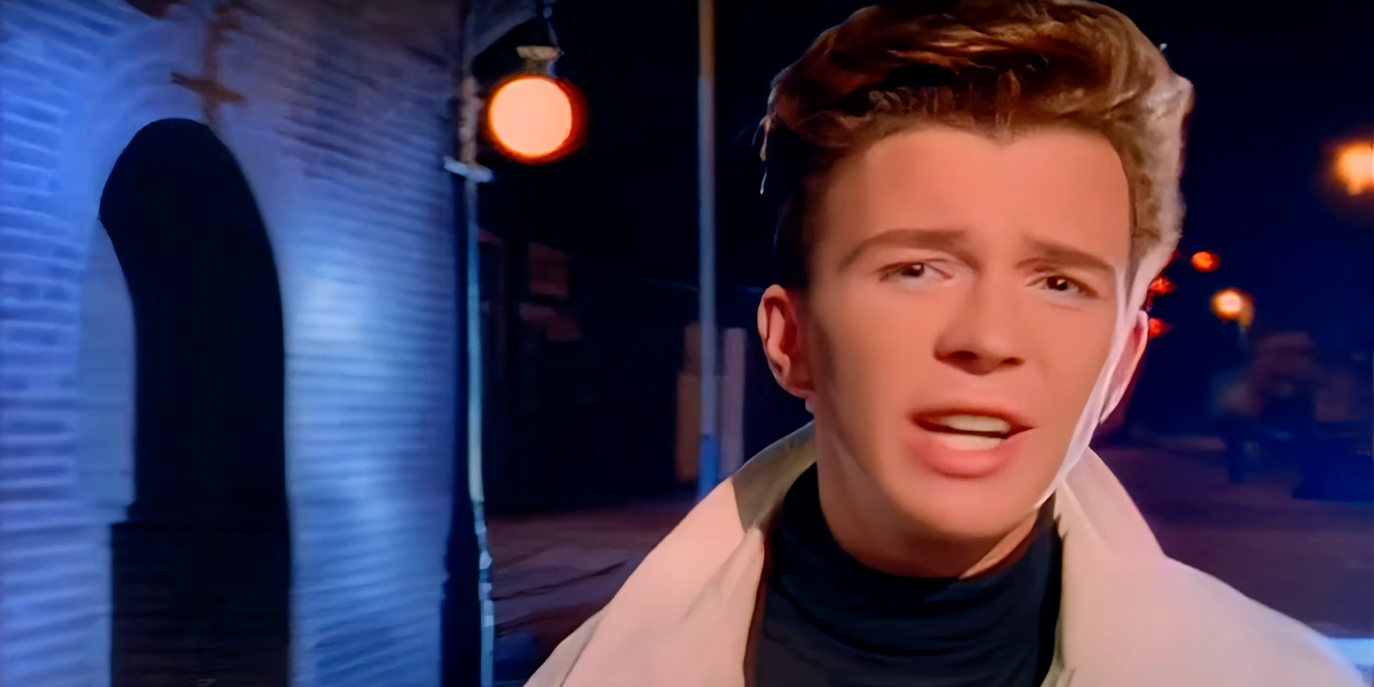 listen to rick astley never gonna give you up lyrics