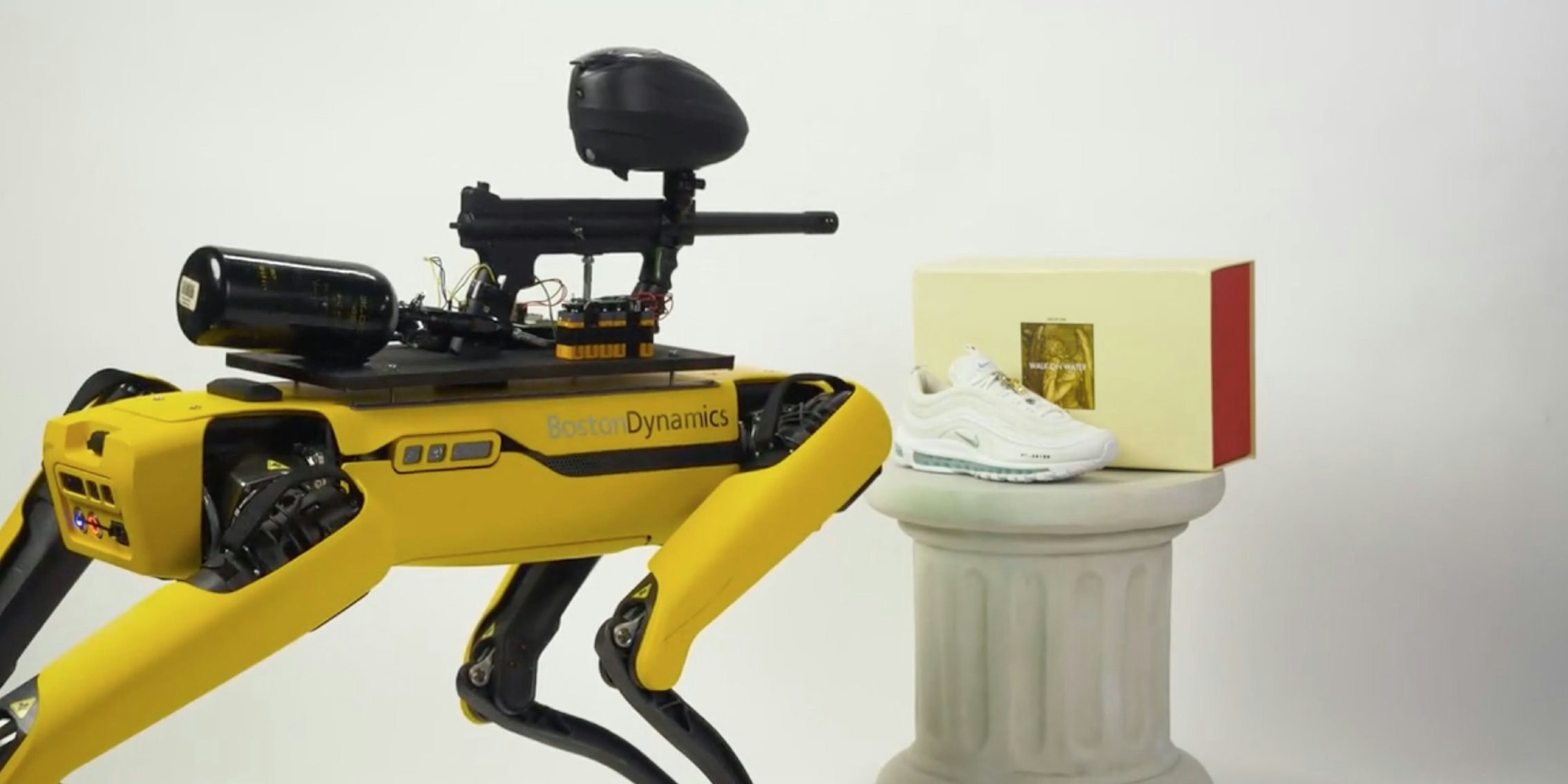 Can Shoot Paintballs Will Boston Dynamics' Robot Spot