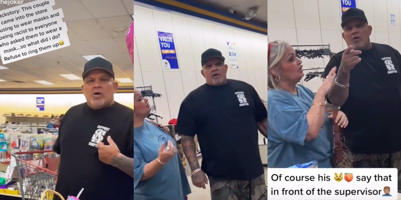 video-racist-anti-masker-melt-down-on-cashier-tiktok