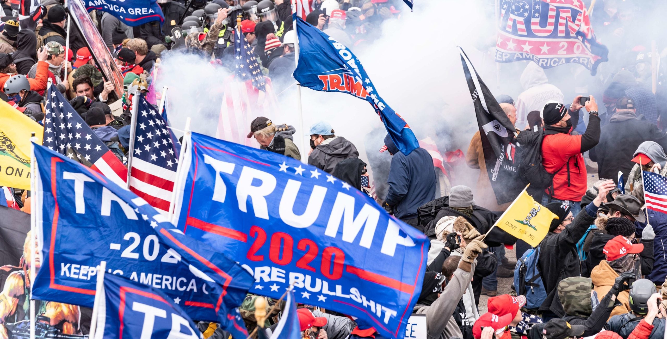 trump supporters at the us capitol