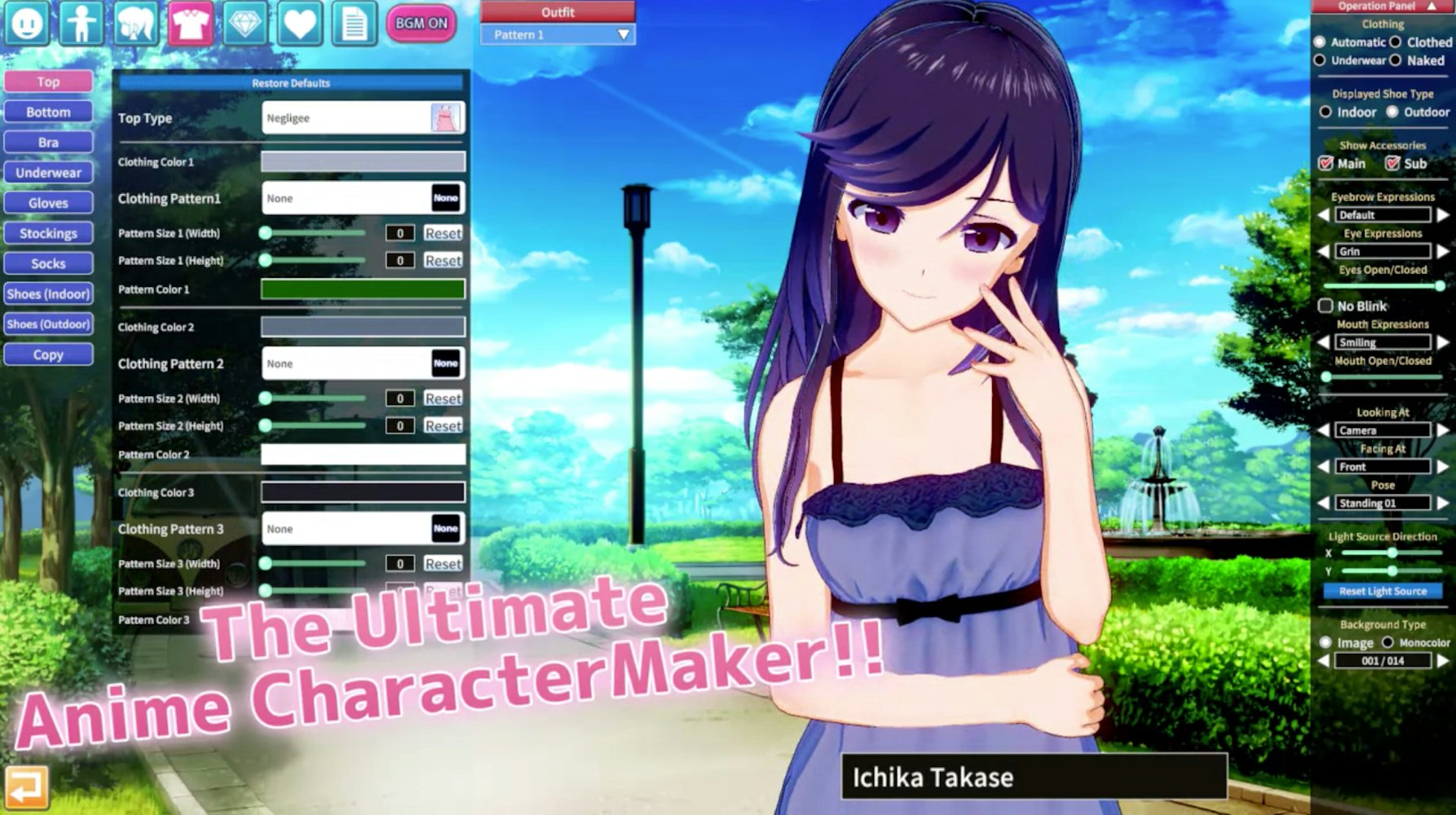 Koikatsu Party character creator screenshot