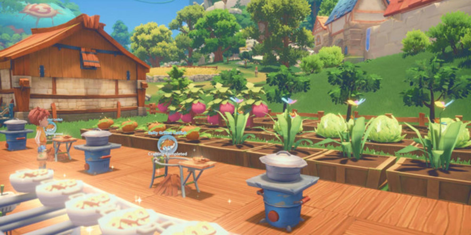 A gardening segment from My Time At Portia
