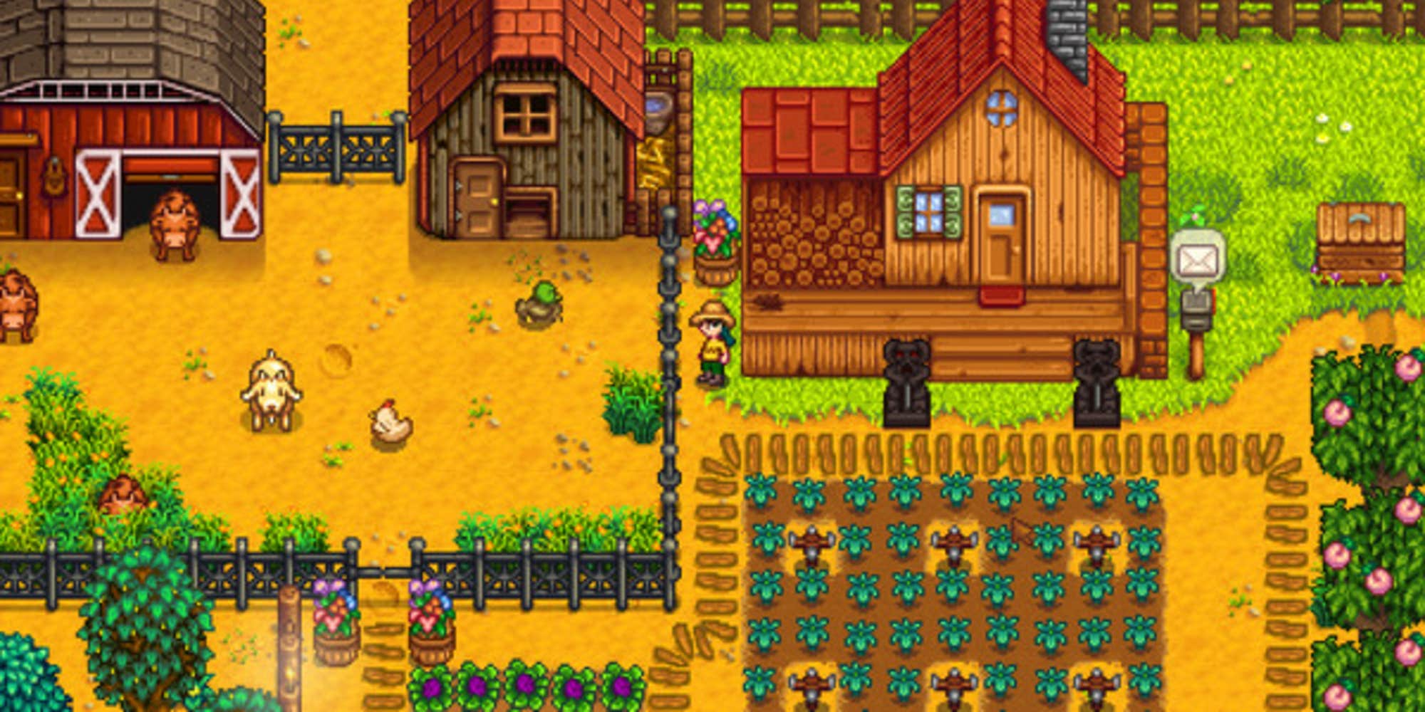 Stardew Valley, a multiplatform game like Animal Crossing