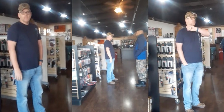 Gun store owner refusing service to couple over Black Lives Matter masks