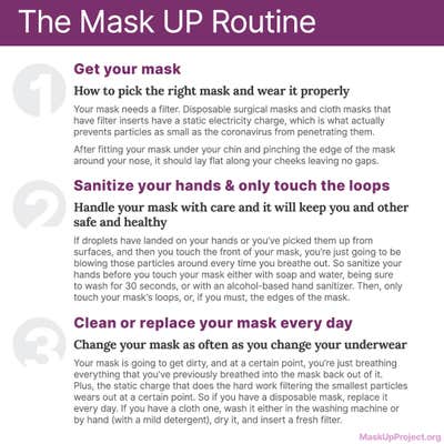 MaskUP routine