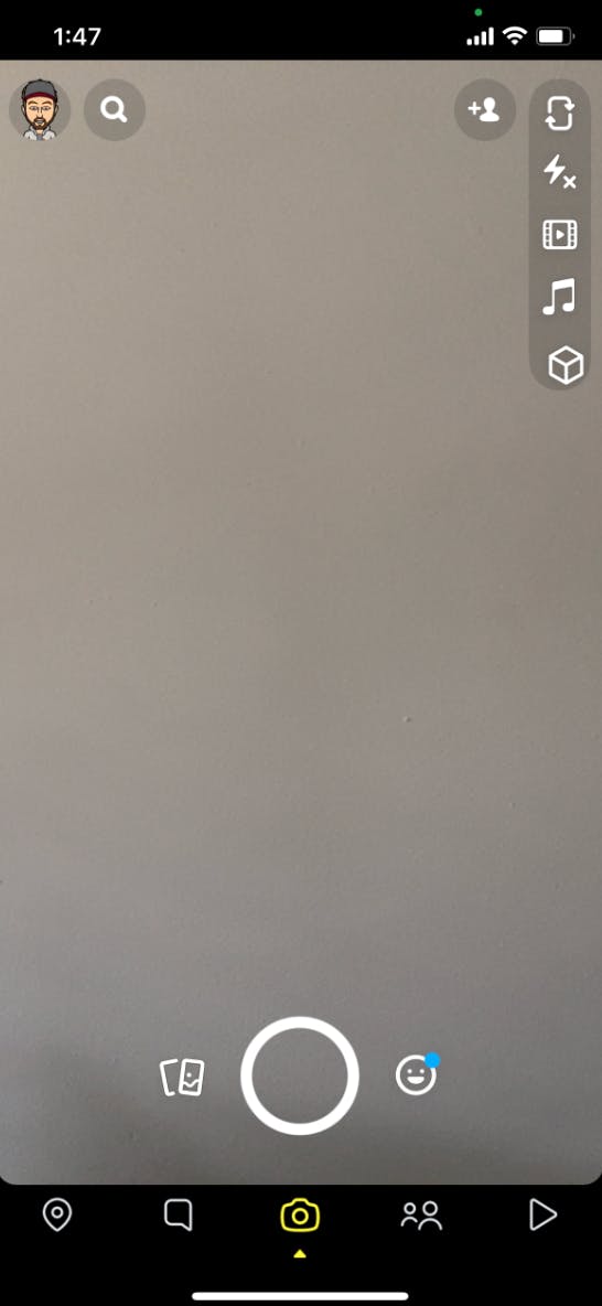 snapchat screen showing how to change user name