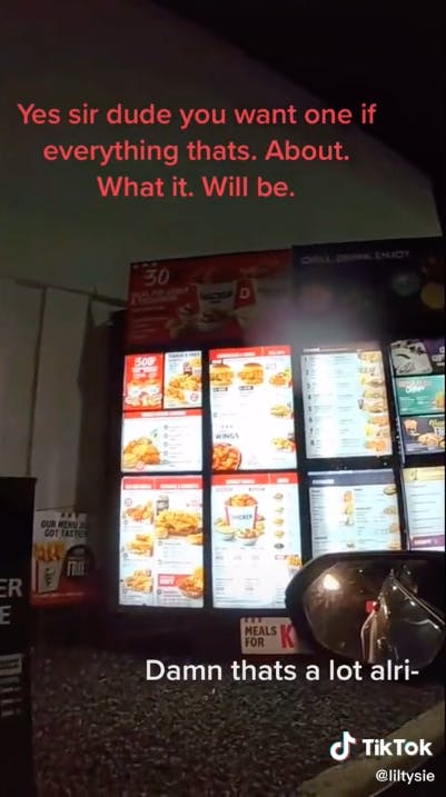fast food order system