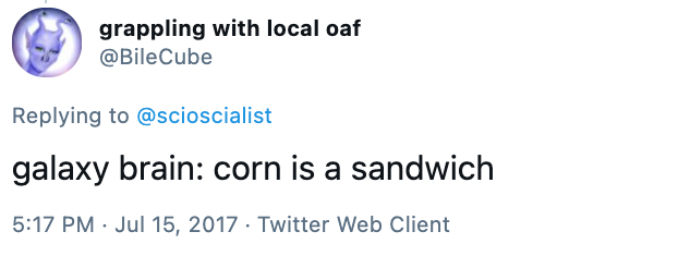 galaxy brain corn