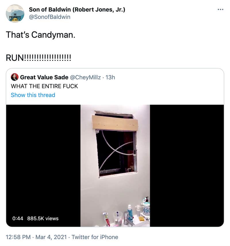 Woman Finds Secret Apartment Behind Bathroom Mirror in TikTok