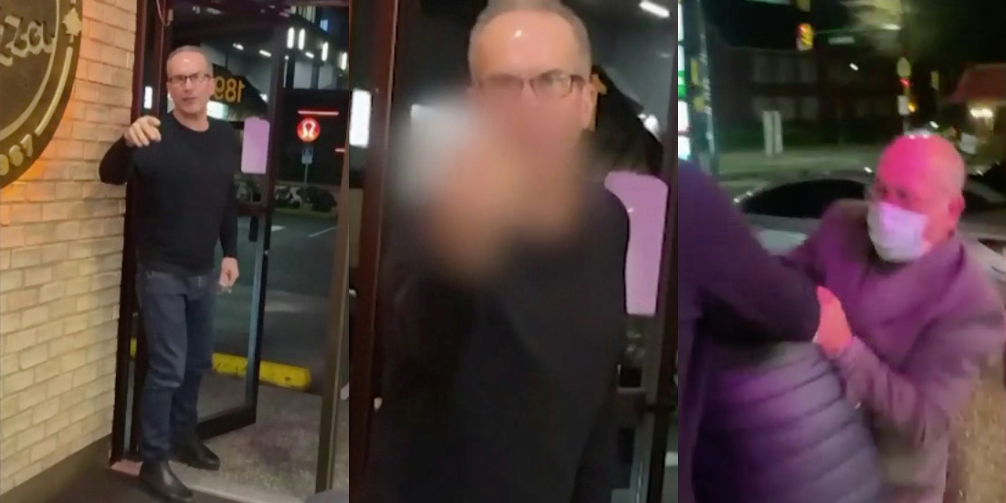 maskless men at pizza pizza yelling at the staff and attacking a teen customer